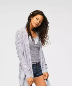 KangaROOS Strickjacke in meliertes Obermaterial