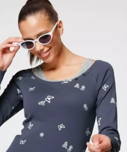 KangaROOS Spitzentop im Set zum Shirt mit Turn-up Ärmeln Himbeere-marine, Marine-hellgrau -KangaROOS Verkaufsladen 2c9aca2f 2dde 53ae 8779 c76f7fab42a1