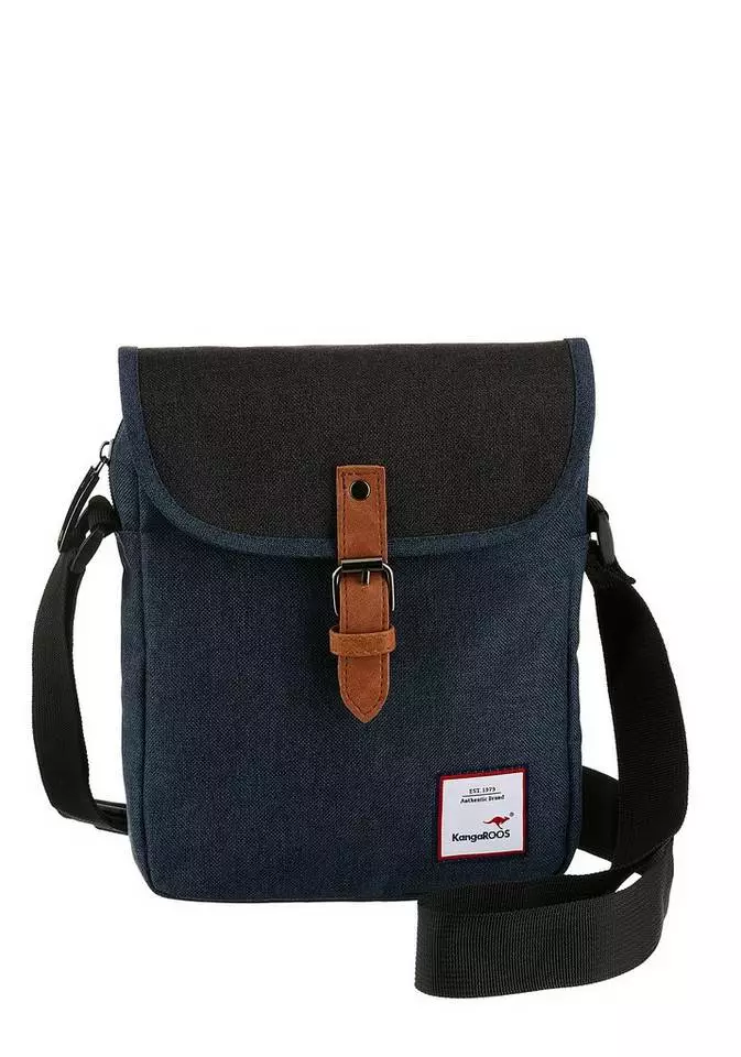 KangaROOS Umhängetasche »Creek«, in schickem Design Grau, Blau, Dunkelblau, Sand 9 KangaROOS Umhängetasche »Creek«, in schickem Design Grau, Blau, Dunkelblau, Sand – Bild 9