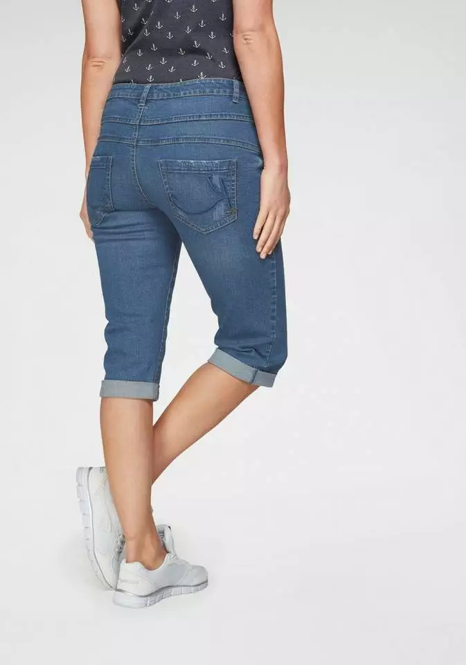 KangaROOS Caprijeans in 7/8 Länge mit destroyed Details Darkblue-used, Blau-denim 18 KangaROOS Caprijeans in 7/8 Länge mit destroyed Details Darkblue-used, Blau-denim – Bild 18