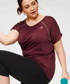 KangaROOS Funktionsshirt Große Größen Schwarz, Bordeaux, Schwarz (Shirt aus nachhaltigem Material) 12 KangaROOS Funktionsshirt Große Größen Schwarz, Bordeaux, Schwarz (Shirt aus nachhaltigem Material) -KangaROOS Verkaufsladen 32285659