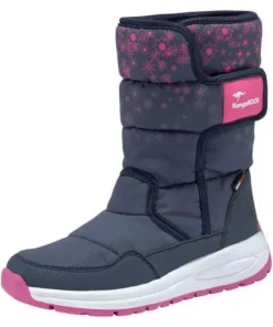 KangaROOS »K-Fluff ROOSTEX« Winterstiefel Jet black#ft5_slash#vapor grey, Dk navy#ft5_slash#daisy pink