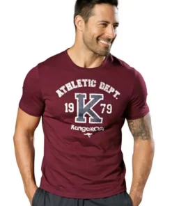 KangaROOS T-Shirt »Homewear« mit großem Druck vorn Navy, Grau-meliert, Bordeaux -KangaROOS Verkaufsladen 3329a639 9e90 5197 b60d b7531ab05312
