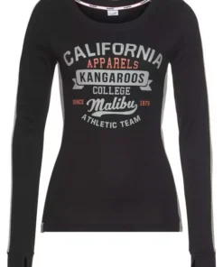 KangaROOS Longsleeve mit großem Label-Print vorne Schwarz-hellgrau-meliert, Hellgrau-meliert-rosa, Marine-weiß 12 KangaROOS Longsleeve mit großem Label-Print vorne Schwarz-hellgrau-meliert, Hellgrau-meliert-rosa, Marine-weiß -KangaROOS Verkaufsladen 33404383