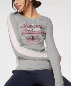 KangaROOS Longsleeve mit großem Label-Print vorne Schwarz-hellgrau-meliert, Hellgrau-meliert-rosa, Marine-weiß 15 KangaROOS Longsleeve mit großem Label-Print vorne Schwarz-hellgrau-meliert, Hellgrau-meliert-rosa, Marine-weiß -KangaROOS Verkaufsladen 33404714