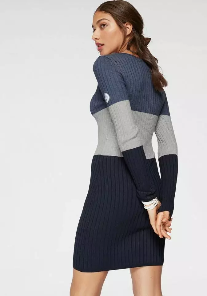 KangaROOS Strickkleid in Rippstrick und Colorblocking-Optik 2 KangaROOS Strickkleid in Rippstrick und Colorblocking-Optik – Bild 2