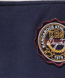 KangaROOS Jogginghose mit lässigem Beinaufschlag Marine-wei&szlig;, Anthrazit, Ecru-meliert -KangaROOS Verkaufsladen 33405817