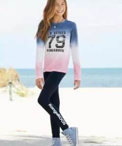 KangaROOS Langarmshirt mit modischem Farbverlauf -KangaROOS Verkaufsladen 33761588