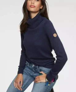 KangaROOS Rollkragenpullover in klassischer Form Pink-melange, Rosa, Schwarz, Wollwei&szlig; -KangaROOS Verkaufsladen 34036757