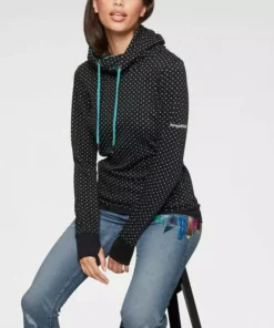 KangaROOS Kapuzensweatshirt mit überlappendem Kapuzen-Kragen Beere-bedruckt, Schwarz-gepunktet, Marine-pink-gepunktet 21 KangaROOS Kapuzensweatshirt mit überlappendem Kapuzen-Kragen Beere-bedruckt, Schwarz-gepunktet, Marine-pink-gepunktet -KangaROOS Verkaufsladen 34037120