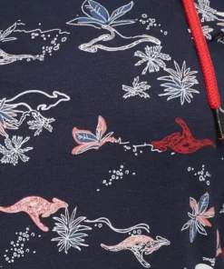 KangaROOS Kapuzensweatshirt im Allover-Print mit kontrastfarbenem Kapuzen-Futter 12 KangaROOS Kapuzensweatshirt im Allover-Print mit kontrastfarbenem Kapuzen-Futter -KangaROOS Verkaufsladen 34037441