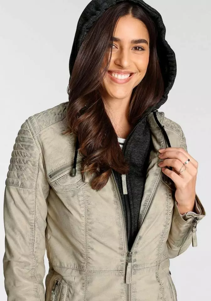 KangaROOS Lederjacke im Biker-Look in Langform - NEUE KOLLEKTION 3 KangaROOS Lederjacke im Biker-Look in Langform - NEUE KOLLEKTION – Bild 3