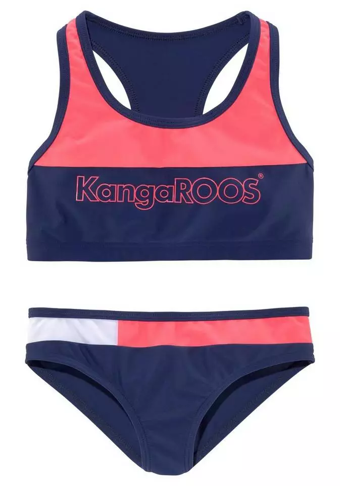 KangaROOS Bustier-Bikini (1 St) im Colourblocking-Design 1 KangaROOS Bustier-Bikini (1 St) im Colourblocking-Design
