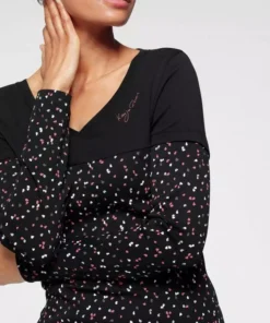 KangaROOS 2-in-1-Langarmshirt mit modischem Uni + Allover-Druck Mix - NEUE KOLLEKTION Mauve, Schwarz, Marine -KangaROOS Verkaufsladen 3488c877 4cbf 55b1 a499 5be174d97d7c