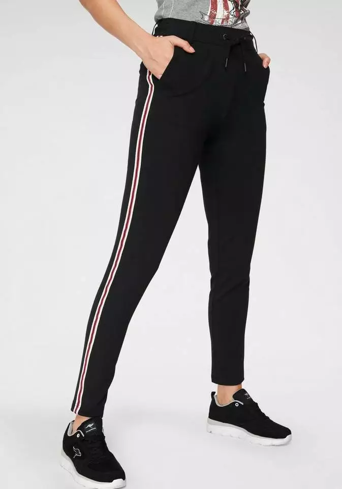 KangaROOS Jogger Pants mit seitlichem, aufgesetztem Galon-Streifen Marine, Weiß, Graublau-meliert, Schwarz 12 KangaROOS Jogger Pants mit seitlichem, aufgesetztem Galon-Streifen Marine, Weiß, Graublau-meliert, Schwarz – Bild 12