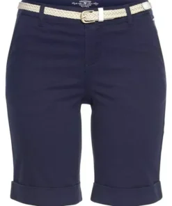 KangaROOS Bermudas (Set, mit abnehmbarem Gürtel) mit passendem Gürtel Wei&szlig;, Khaki, Marine -KangaROOS Verkaufsladen 35137401