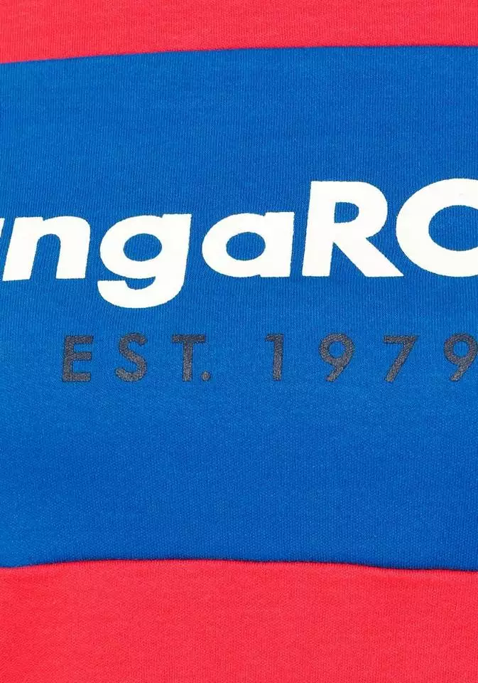 KangaROOS Hoodie mit Markennamen auf der Brust Pink-marine-gestreift, Rot-blau-gestreift 6 KangaROOS Hoodie mit Markennamen auf der Brust Pink-marine-gestreift, Rot-blau-gestreift – Bild 6