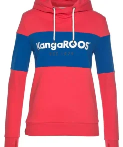 KangaROOS Hoodie mit Markennamen auf der Brust Pink-marine-gestreift, Rot-blau-gestreift 11 KangaROOS Hoodie mit Markennamen auf der Brust Pink-marine-gestreift, Rot-blau-gestreift -KangaROOS Verkaufsladen 35137840
