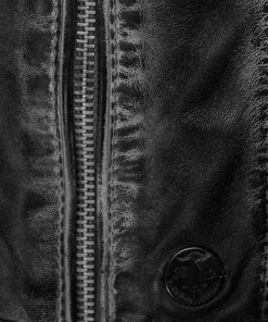 KangaROOS Bikerjacke mit vielen Ösen, Zippern und aufgenähten Sternen Black-used, Blue-used -KangaROOS Verkaufsladen 35212535