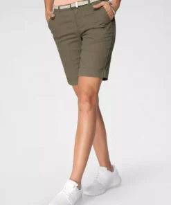KangaROOS Bermudas (Set, mit abnehmbarem Gürtel) mit passendem Gürtel Wei&szlig;, Khaki, Marine -KangaROOS Verkaufsladen 35213670