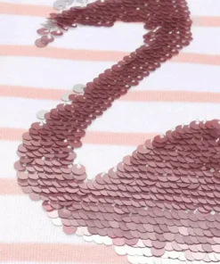 KangaROOS T-Shirt mit Wende-Pailletten Rosa-weiß, Marine-weiß 19 KangaROOS T-Shirt mit Wende-Pailletten Rosa-weiß, Marine-weiß -KangaROOS Verkaufsladen 35214017