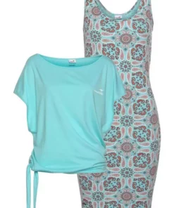 KangaROOS Jerseykleid (Set, 2-tlg., mit T-Shirt) zum einzeln und übereinander Tragen -KangaROOS Verkaufsladen 35214203