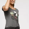 KangaROOS T-Shirt mit liebevollem Panda-Print