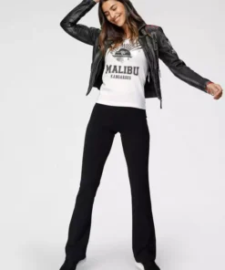 KangaROOS Bikerjacke mit vielen Ösen, Zippern und aufgenähten Sternen Black-used, Blue-used -KangaROOS Verkaufsladen 35221294