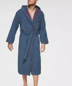 Unisex-Bademantel »Luke«, KangaROOS, mit Logostickerei auf der Brust