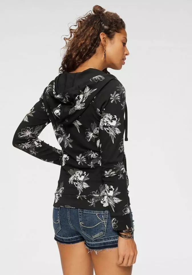 KangaROOS Shirtjacke in unterschiedlichen Print-Dessins Offwhite, Altrosa-meliert, Schwarz-gemustert, Marine 2 KangaROOS Shirtjacke in unterschiedlichen Print-Dessins Offwhite, Altrosa-meliert, Schwarz-gemustert, Marine – Bild 2