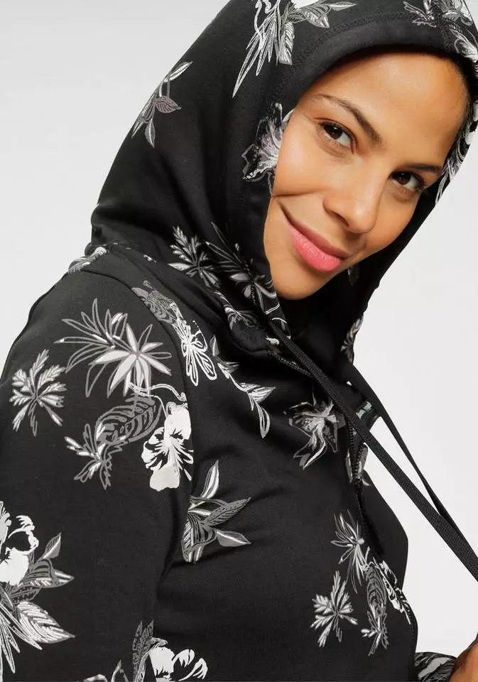 KangaROOS Shirtjacke in unterschiedlichen Print-Dessins Offwhite, Altrosa-meliert, Schwarz-gemustert, Marine 3 KangaROOS Shirtjacke in unterschiedlichen Print-Dessins Offwhite, Altrosa-meliert, Schwarz-gemustert, Marine – Bild 3