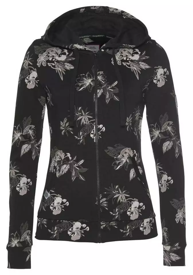 KangaROOS Shirtjacke in unterschiedlichen Print-Dessins Offwhite, Altrosa-meliert, Schwarz-gemustert, Marine 4 KangaROOS Shirtjacke in unterschiedlichen Print-Dessins Offwhite, Altrosa-meliert, Schwarz-gemustert, Marine – Bild 4