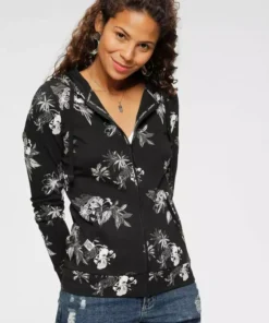 KangaROOS Shirtjacke in unterschiedlichen Print-Dessins Offwhite, Altrosa-meliert, Schwarz-gemustert, Marine