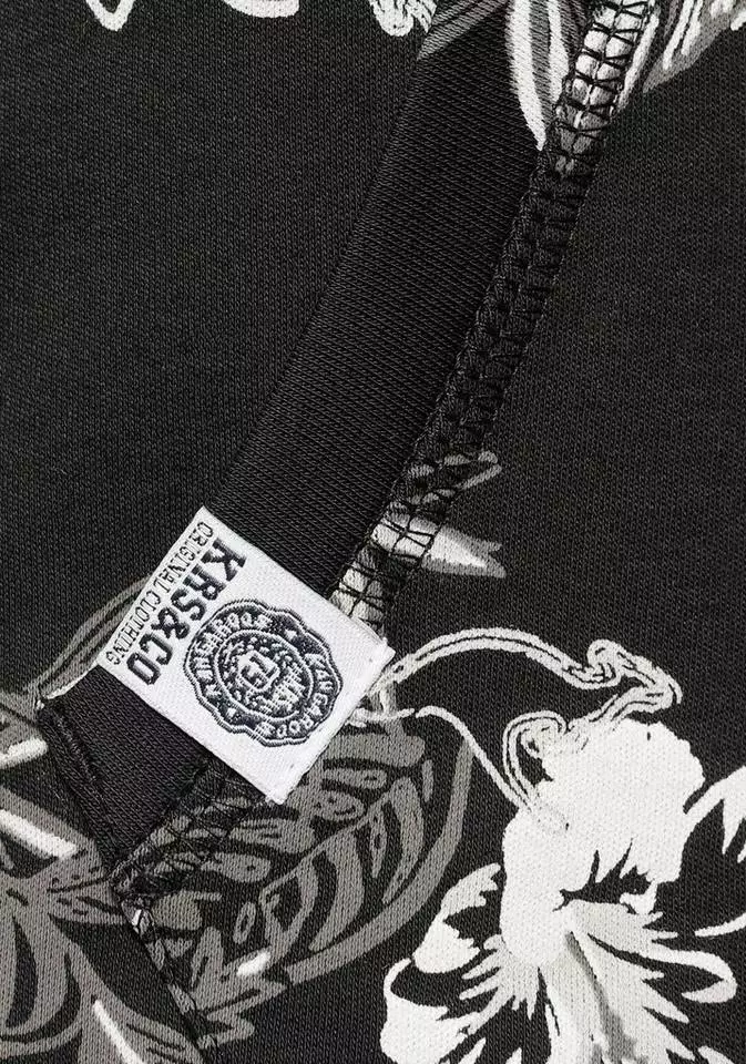 KangaROOS Shirtjacke in unterschiedlichen Print-Dessins Offwhite, Altrosa-meliert, Schwarz-gemustert, Marine 5 KangaROOS Shirtjacke in unterschiedlichen Print-Dessins Offwhite, Altrosa-meliert, Schwarz-gemustert, Marine – Bild 5