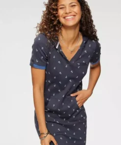 KangaROOS Jerseykleid mit maritimen Anker-Alloverprint Marine, Beere-meliert, Türkis 16 KangaROOS Jerseykleid mit maritimen Anker-Alloverprint Marine, Beere-meliert, Türkis -KangaROOS Verkaufsladen 36266913