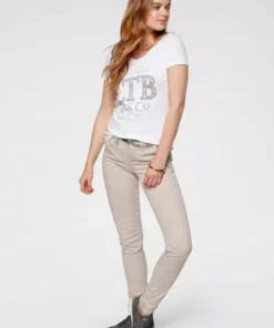 KangaROOS Chinohose (Set, 2-tlg., mit Gürtel) in schmaler Form, mit Kordel zu binden Beige, Schwarz, Wei&szlig;, Marine -KangaROOS Verkaufsladen 36305134