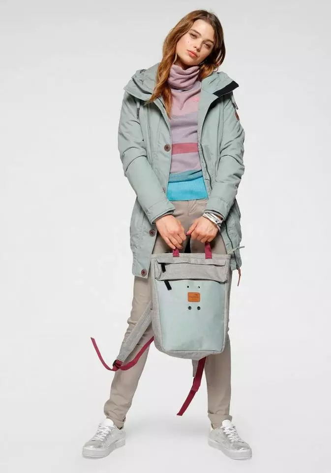 KangaROOS Rollkragenpullover gestreift mit hohem Stehkragen Blau-mittelblau, Beige-rosa, Hellgrau-türkis-gestreift, Altrosa-türkis 8 KangaROOS Rollkragenpullover gestreift mit hohem Stehkragen Blau-mittelblau, Beige-rosa, Hellgrau-türkis-gestreift, Altrosa-türkis – Bild 8