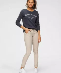 KangaROOS Sweatshirt mit auffälligem Print Himbeere, Marine -KangaROOS Verkaufsladen 36308876 1