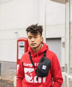 KangaROOS Gürteltasche, mit praktischem Reißverschluss-Rückfach Blau, Schwarz -KangaROOS Verkaufsladen 36623572