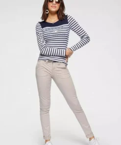 KangaROOS Chinohose (Set, 2-tlg., mit Gürtel) in schmaler Form, mit Kordel zu binden Beige, Schwarz, Wei&szlig;, Marine -KangaROOS Verkaufsladen 37001913