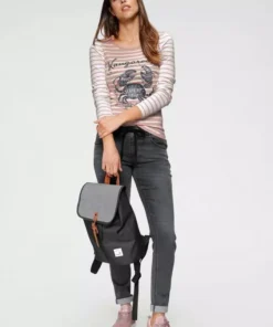 KangaROOS Longsleeve mit Marine Look Front-Print Rosa-wei&szlig;-gestreift, Hellgrau-wei&szlig;-gestreift, Wei&szlig;-marine-gestreift -KangaROOS Verkaufsladen 3bd49184 c2f0 5714 ba85 5acda74d4e6b