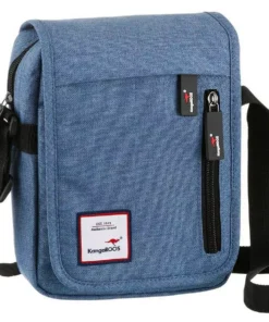 KangaROOS Umhängetasche, im praktischem Format Schwarz, Blau-bunt, Blau