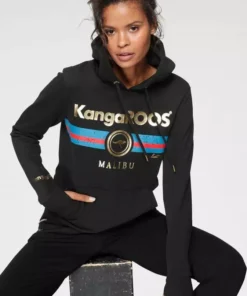 KangaROOS Kapuzensweatshirt mit schimmerndem Logo-Druck - NEUE KOLLEKTION -KangaROOS Verkaufsladen 3eceb72e 1468 5e45 8cbe 6196cad6c705