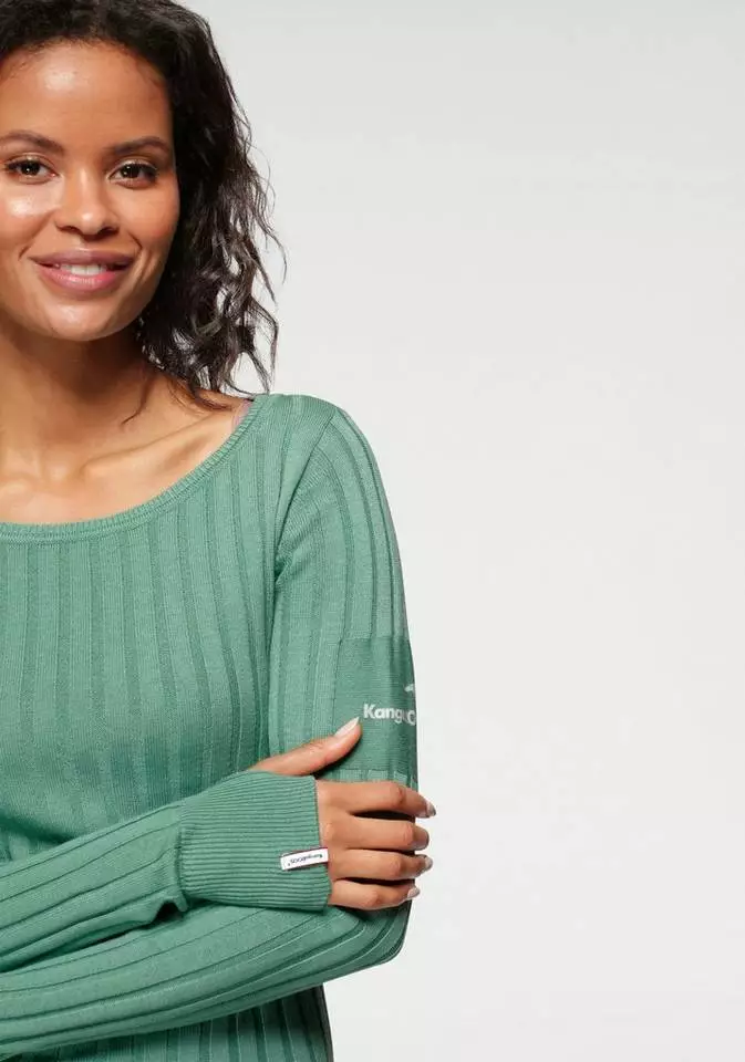 KangaROOS Rundhalspullover in vielen verschiedenen Farben - NEUE KOLLEKTION Graugrün, Marine, Rostbraun, Schwarz 3 KangaROOS Rundhalspullover in vielen verschiedenen Farben - NEUE KOLLEKTION Graugrün, Marine, Rostbraun, Schwarz – Bild 3