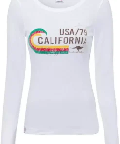 KangaROOS Langarmshirt mit modischem Retro-Druck - NEUE KOLLEKTION -KangaROOS Verkaufsladen 4245da76 834d 5051 8436 d39fce0f9253