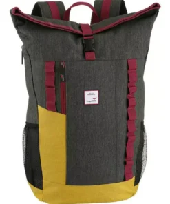 KangaROOS Cityrucksack »Andes«, mit Reißverschluss-Rückfach Schwarz, Dunkelgrün