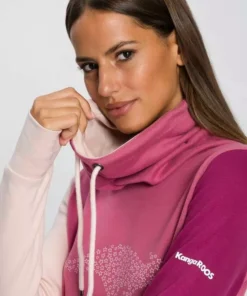 KangaROOS Sweatshirt mit kontrastfarbenen Ärmeln im neuen Colour-Blocking-Design - NEUE KOLLEKTION Wei&szlig;-schwarz-hellgrau, Beere -KangaROOS Verkaufsladen 48a68fe7 4d31 5ccf 8ded 216d434b38c9