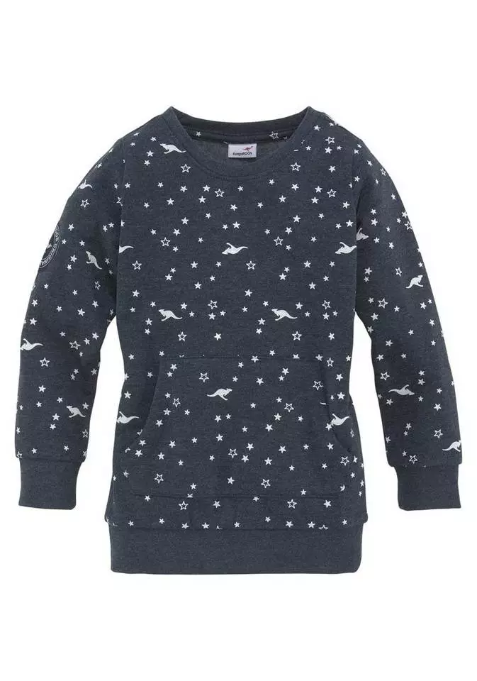 KangaROOS Longsweatshirt mit Kängurutasche 2 KangaROOS Longsweatshirt mit Kängurutasche – Bild 2