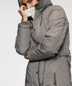 KangaROOS Outdoorjacke mit Teddyfell und Kapuze in uni und bedruckt Taupe-beige-bedruckt, Marine-beige -KangaROOS Verkaufsladen 4a73f94f af6e 51e6 b60e 36840cf04008