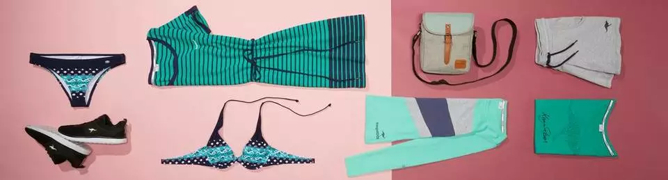 KangaROOS Umhängetasche »Creek«, in schickem Design Grau, Blau, Dunkelblau, Sand 5 KangaROOS Umhängetasche »Creek«, in schickem Design Grau, Blau, Dunkelblau, Sand – Bild 5